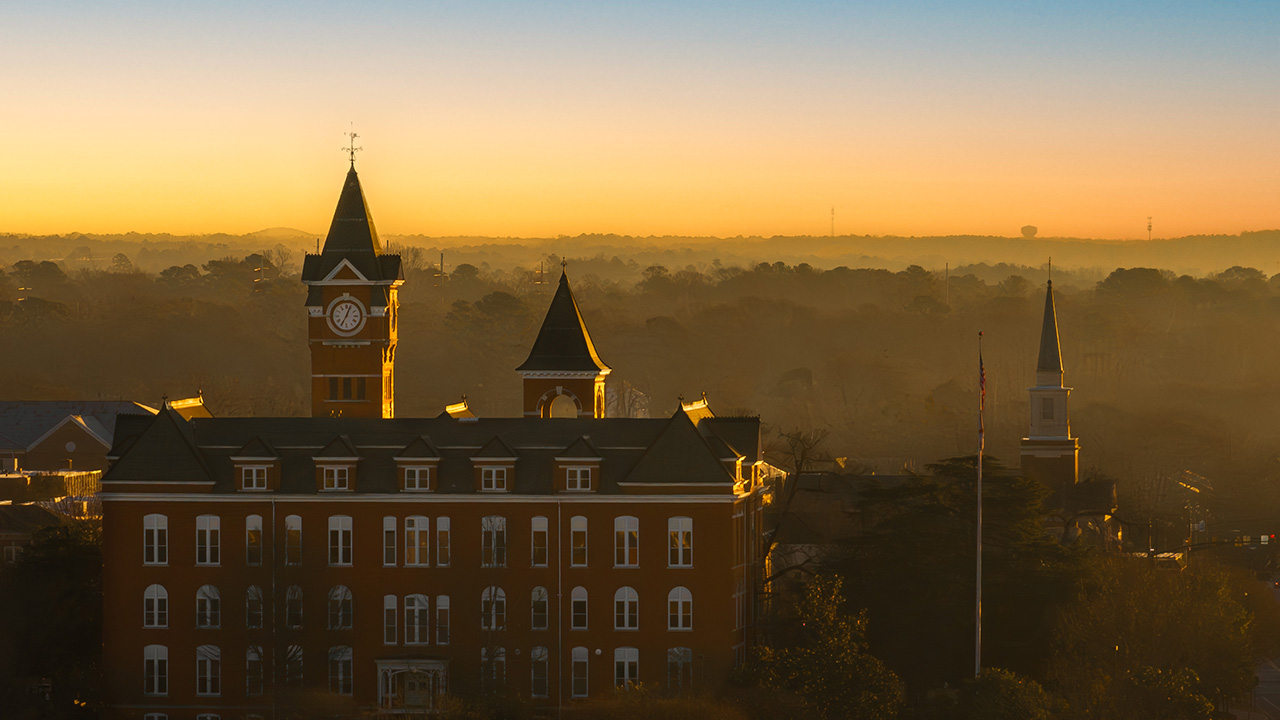 Auburn S Business Modernization Program Is Underway Auburn University   Samford Sunrise 